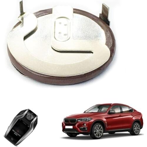 Original Vl2020 3v 20mah Coin Type Rechargeable 90 Degrees Fillet Lithium Button Cell Battery for Car Key