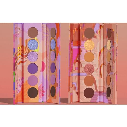 KALEIDOS Futurism 6-color Eyeshadow palette Cyberpunk Retro Sci-Fi Pearlescent Matte Diamond Flash Polarized Eyeshadow cosmetics