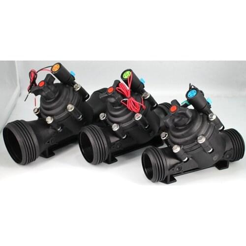 Garden agriculture sprinkler 2 inch 2.5 inch and 3inch plastic water solenoid valve for irrigation