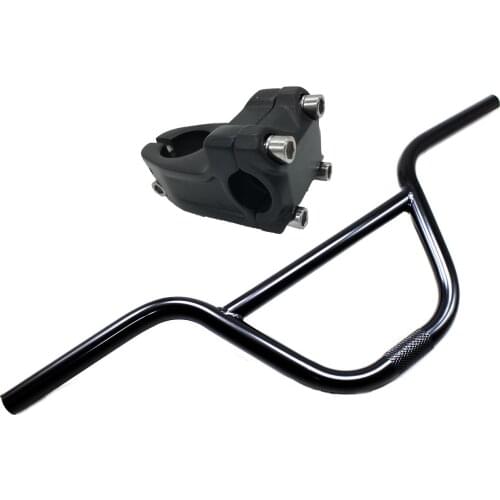 BMX handlebar steel bicycle handlebar aluminum alloy bicycle stem length 580mm diameter 22.2mm use 28.6 front fork