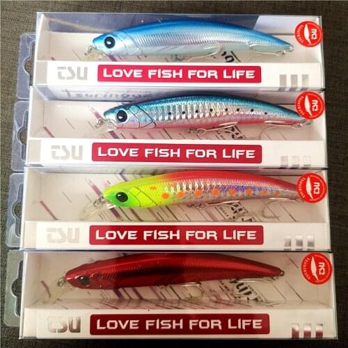 Tsurinoya 4pcs DW77 110mm 22g Fishing Lure Sinking Minnow Wobblers Hard Bait Topwater Jerkbait Swimbait
