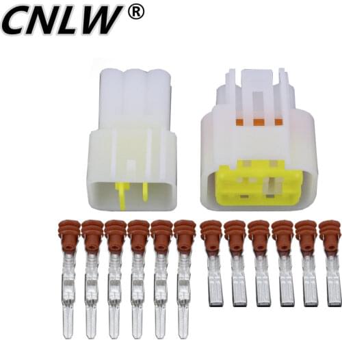 6 Pin DJ7061Y-2.3-11/21, Waterproof Electrical Wire Connector Male and Female Automobile Connector