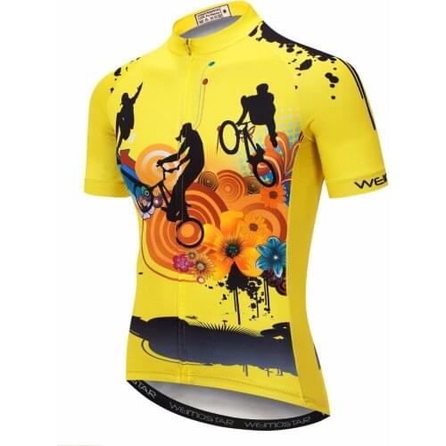 Weimostar 2020 Cycling Jersey Mtb Bicycle Clothing Bike Wear Clothes Short Maillot Roupa Ropa De Ciclismo Hombre Black Green