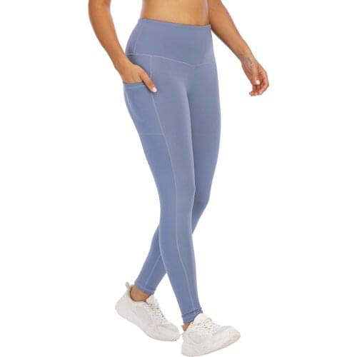 NORMOV Solid Women Pocket Leggings Casual High Waist Push Up Winter Warm Leggings Jeggings Workout Fitness Thick Leggings Female