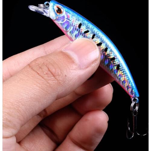 1pcs Sinking Minnow Fishing Lure Wobblers Hard Artificial Bait 3D Eyes 6.8cm 6.5g High Quality Crankbait Plastic Baits Fish