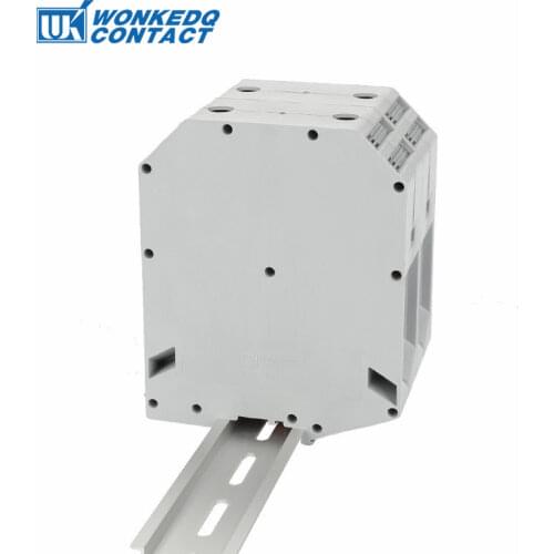 1Pc UKH240 Universal High-Current Screw Feed-through Connductor Wire Electrical Connector DIN Rail Terminal Block UKH 240