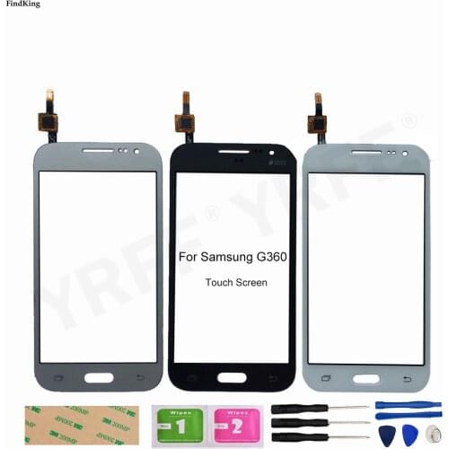 4.5'' For Samsung Galaxy DUOS Core Prime G360 G360H G3608 G361 G361H G361F Touch Screen Digitizer Sensor Touch Glass Lens Panel