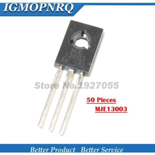 50PCS/LOT MJE13003 E13003-2 E13003 TO-126 Transistor 13003 New