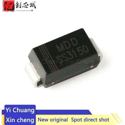 100PCS SMA SS3150 SMD SS315 3A 150V DO-214AC Schottky diode New Original