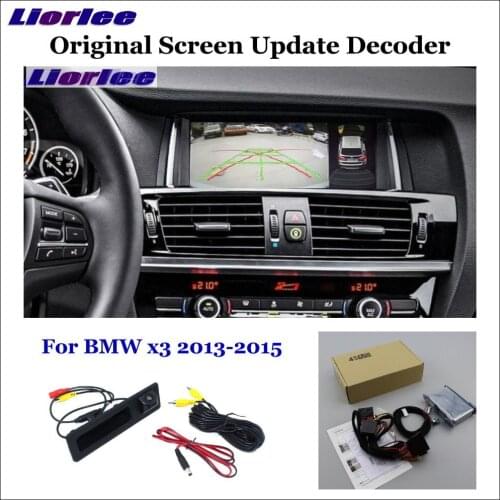 Car Rear View Backup Camera For BMW X3 F25 2013-2020 Reversing Parking CAM Full HD CCD Decoder Accessories