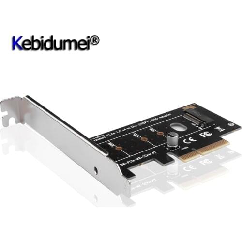 Kebidumei M.2 NVMe SSD NGFF TO PCIE X4 Adapter M Key Interface Card Suppor PCI Express 3.0 X4 2230-2280 Size M.2 FULL SPEED Good