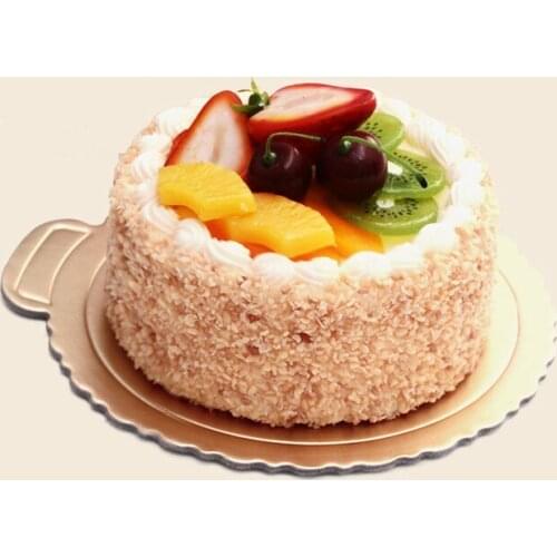 New Arrival baking paper cake tray utility 6/8/10 inch round cake cardboard cake box creative golden bottom bracket