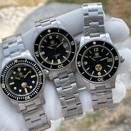 SD1952T Steeldive New Arrival Super Luminous Japanese Movement Sapphire Glass NH35 Automatic Mens Dive Watch