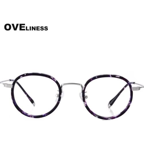 Fashion Retro womens eyeglasses frames Round Glasses Frame for Women Men Optical Myopia Prescription glasses Spectacles eyewear