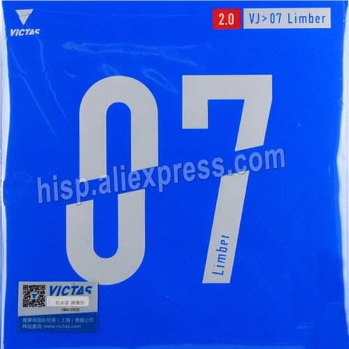 Original Victas VJ07 Limber table tennis rubber astringent rubber fast attack with loop for table tennis racket ping pong rubber