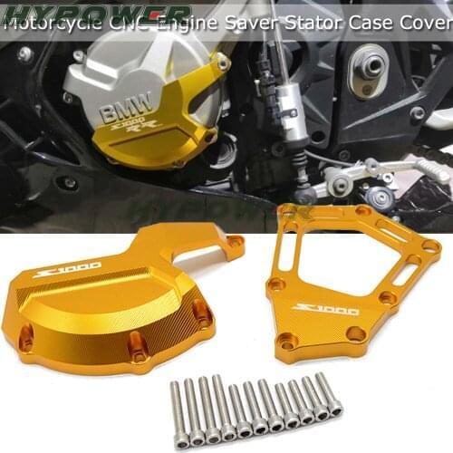 S1000RR S 1000 R RR XR Motorcycle CNC Engine Saver Stator Case Cover Crash Protector Guard for BMW S1000RR HP4 S1000R S1000XR