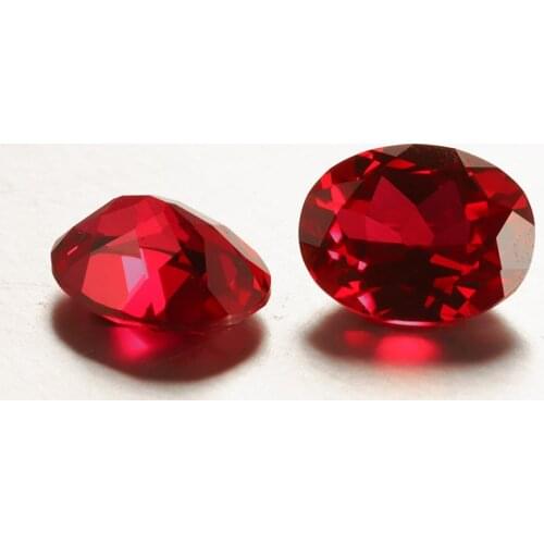 Starszuan Jewel 13*18mm Big Size Lab Grown Ruby Gemstone Best Price of Loose Ruby
