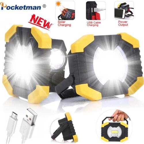 Super Bright 130W Led Portable Spotlight 9000lm Led Work Light USB Rechargeable for Outdoor Camping Lampe Led Flashlight Lantern