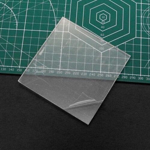 Thickened 0.5cm 10 *10cm Acrylic Mud Pressing Plate Ultra Light Clay Pressing Plate Tool Soft Pottery Clay Plastic Kneader