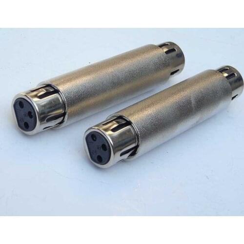 High quality 3Pin XLR Female to Female Audio Microphone Mic Adapter Connector xlr female to xlr female connectors