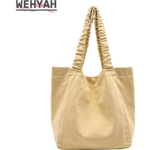 Wahyah Hand Bags Women 2020 Luxury Designer Casual Tote Bags for Woman Handbags Portable Clutch Purse Shoulder Bag Solid ZY125