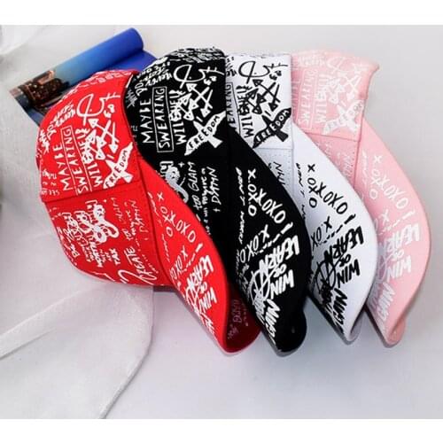 Graffiti Baseball Cap Women Men 2021 Summer Letter Print Hip Hop Womens Hats