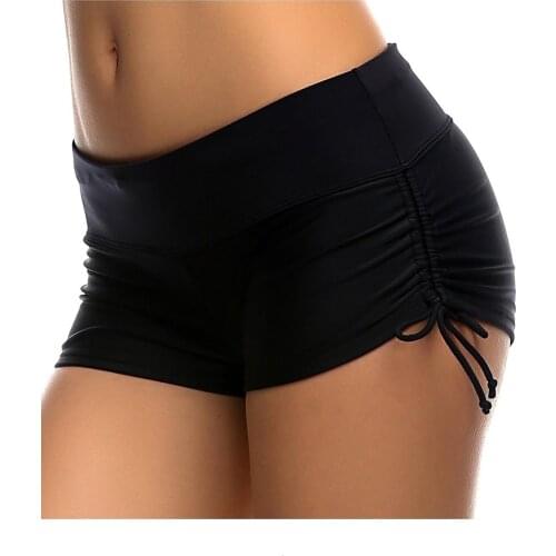 Black Mini Sea Shorts 2014womens Swimsuit Sexy Swimwear Women Swimming Women Beach Shorts Sports Swimwear