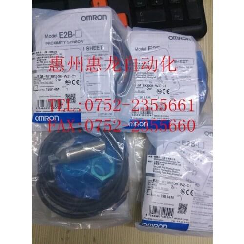 [ZOB] Supply of new original OMRON Omron proximity switch E2B-M18KS08-WZ-C1 2M --5PCS/LOT