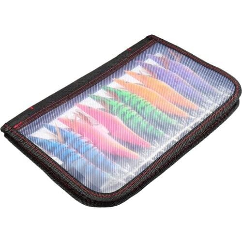 10Pcs/Set Squid Jigs Clothed Fishing Lure #3.5 Fishing Tackle Colorful Hook With Bag