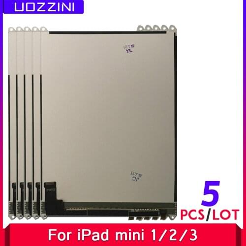 5 Pcs/Lot For Apple iPad Mini 2 A1489 A1490 A1491 7.9" 100% New Grade LCD Display Digitizer Panel Assembly Tablet