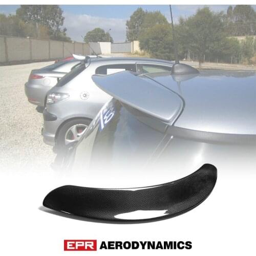 Car Styling For Mini Cooper 2003-2007 R53 R50 R51 Carbon Fiber One Cooper 'S' Style Spoiler Glossy Carbon Roof Wing