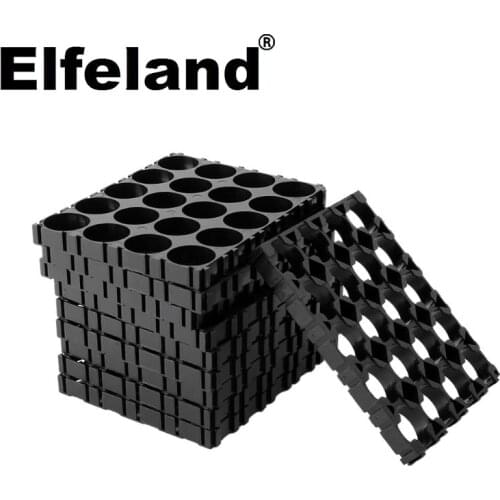 Elfeland 5*18650 4*5 battery, battery separator, radiant shell, plastic bracket, thermal bracket, black bracket, direct transpo