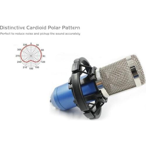 Home Gaming Microphone Computer Microphone Gaming Microphone Wired Condenser RecordingMicrophone Kit Microphone With Shock Mount