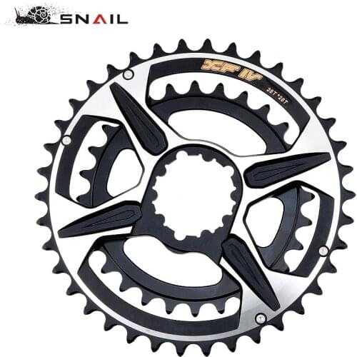 GXP mountain bike crankset bicycle sprocket 38T-28T double disc aluminum alloy CNC machining 20/21 speed