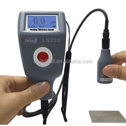 LS223 Coating Thickness Gauge with F5N3 Detachable Cable Probe For Non-Magnetic And Non-Conductive Coatings 0-5000um