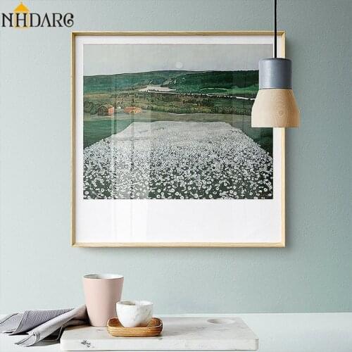 Classical Oil Painting Landscapes Posters and Prints Canvas Painting Art Wall Pictures for Living Room Home Decor Cuadros Square