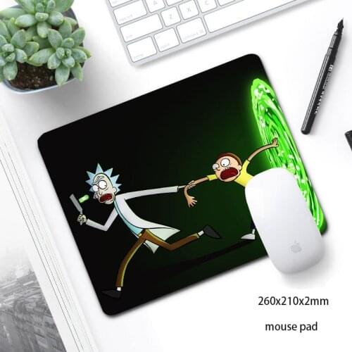 Anime Morty Mouse Pad 260x210mm Computer Mousepad Tapis De Souris for Gamer Office PC Desk Mat Mause Pad cute mouse pad gift