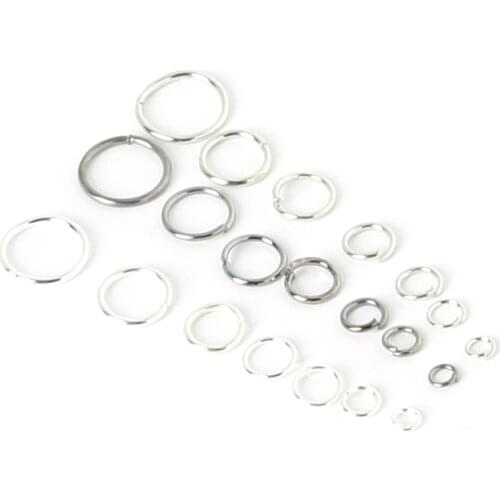 High Quality 0.7*5mm 200pcs/lot Metal Iron Round Open Jump Rings Split Ring Jewelry Findings for DIY Vintage Chains Necklace