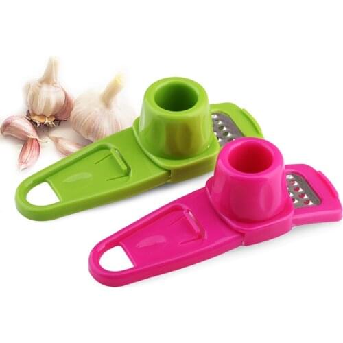 Multifunction Garlic Press Ginger Garlic Grinding Grater Planer Kitchen Cooking Tool Household Garlic Peeler Kitchen Accessories