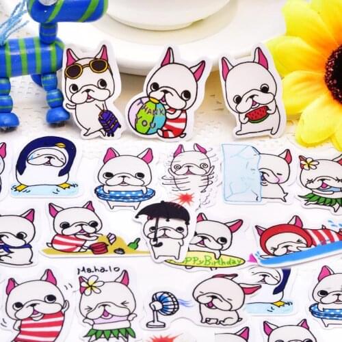 40pcs Creative kawaii Cute Cartoon Animal dogs scrapbooking stickers /decorative sticker /DIY craft photo albums/Children