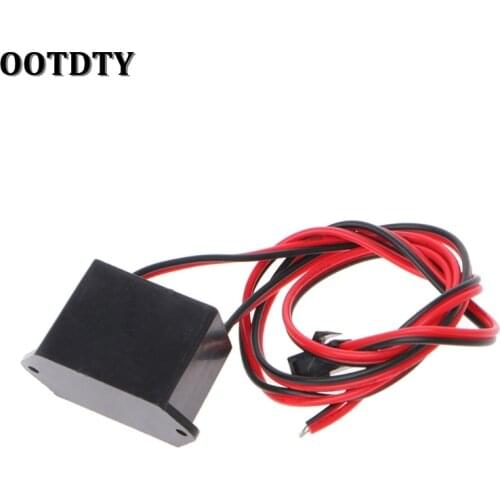 OOTDTY Mini DC 12V powered controller 1-5M EL Wire Cable Flexible Neon Glow Strip Light Power Driver Inverter