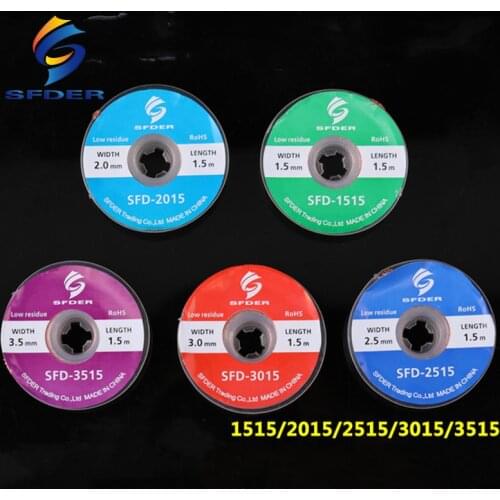 Solder Wick Remover Desoldering Wire 1.5/2.0/2.5/3.0/3.5mm Desoldering Braid BGA Soldering Repair Tools