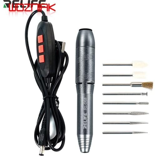 RELIFE RL-068 Mini speed regulation Sanding pen Carving / grinding / drilling / cutting / cleaning / polishing For mobile phone