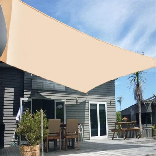 Sun Shelter Waterproof SunShade Sail Outdoor Rectangle Shade Sail Garden Terrace Canopy Swimming Yard Sail Beach Car Awning