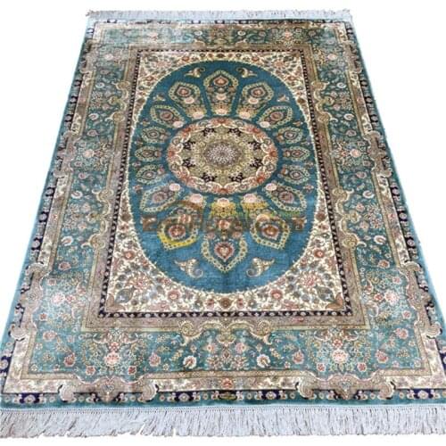 Old French carpet handmade knotted carpet handmade carpet wool carpet real silk carpet