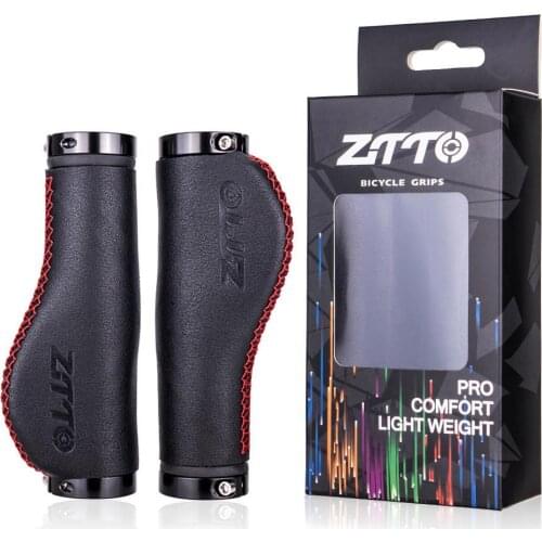 Anti-Skid Fiber Leather Bicycle Handlebar Grips Aluminum Locking Ring MTB Road Cycling Bicycle 1pair Bike accessories