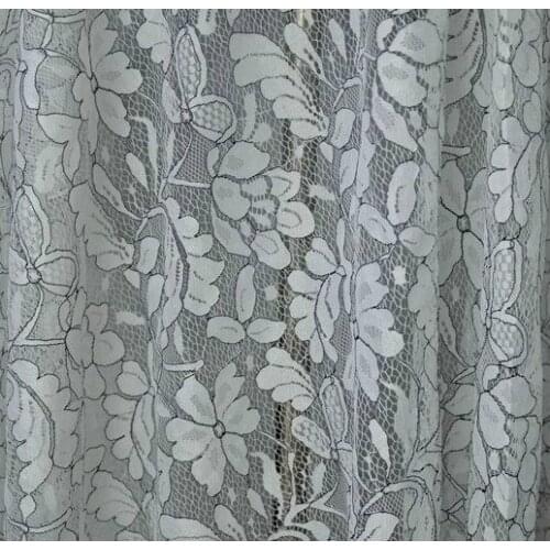 110 cm wide and 150 cm long unilateral two-color eyelash lace high-end clothing dress skirt skirt material