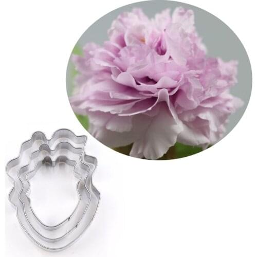 Parrot Tulip 3Pcs Stainless Stell Cookie Cutter Pastry & Biscuit Baking Cutter Cake Decorating Tools Cupcake Mold Fondant Tools