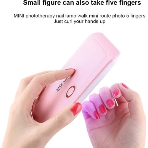 36W LED Nail Dryer Machine Nails Lamp USB Mini Portable Weight Phototherapy Lamp For Drying UV Nails Gel Polish Manicure Tools