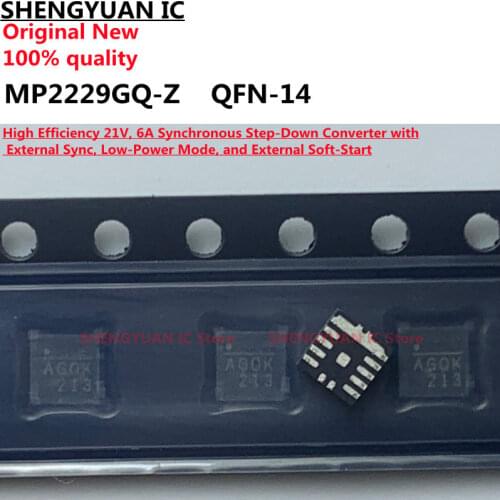 5pcs/lot MP2229GQ-Z AGQF AGQ MP2229GQ MP2229 Synchronous Step-Down Converter 100% new imported original 100% quality